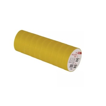 Izolační páska PVC 15mm / 10m žlutá