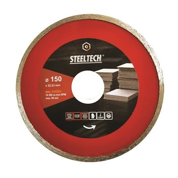 Diamantový kotouč 115x22,2 STEELTECH celoobvodový