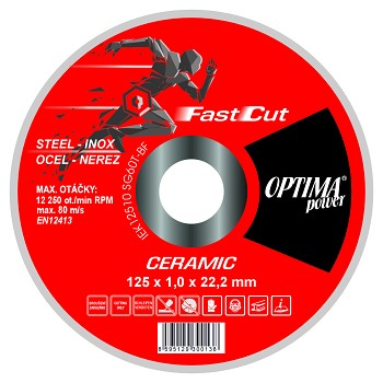Řezný kotouč 125x1 OPTIMApower Ceramic Fast Cut
