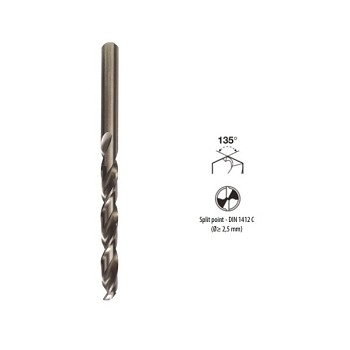 Vrták  8,0 HSS-G DIN338 vybrušovaný