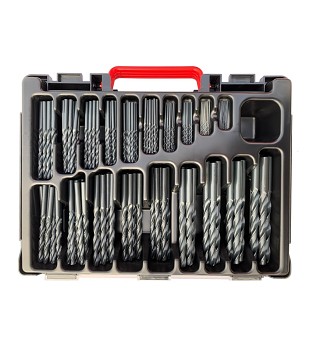 Vrták sada 1-10mm HSS-R DIN338 170ks válcový