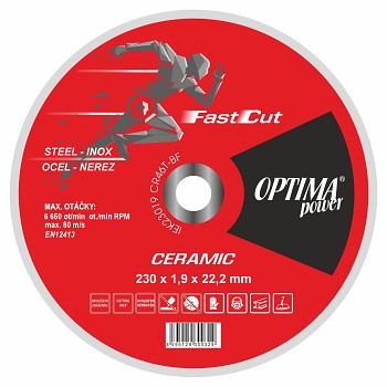 Řezný kotouč 230x1,9 OPTIMApower Ceramic Fast Cut
