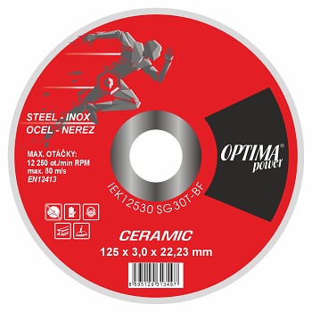Řezný kotouč 125x3 OPTIMApower Ceramic Fast Cut