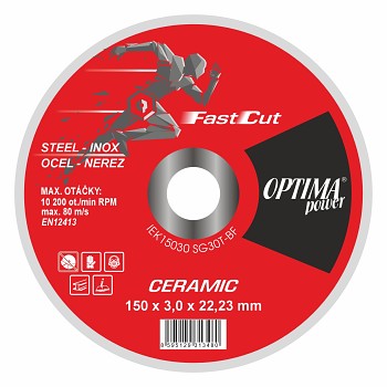 Řezný kotouč 150x3 OPTIMApower Ceramic Fast Cut