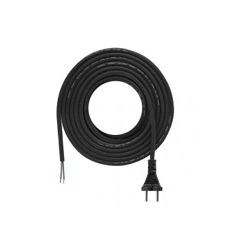 Kabel flexo gumový 2x1 5m černý
