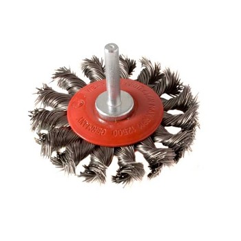 Kartáč okružní  75mm copánkový stopka ocel 0,5