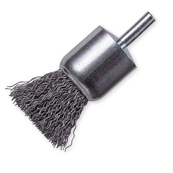 Kartáč koncový  28mm stopka ocel 0,45