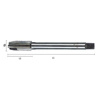 Strojní závitník M8x1,25 HSS-G DIN376/B OPTIMAtools