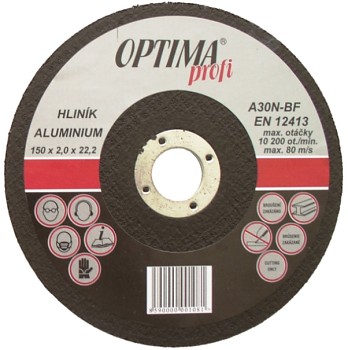 Brusný kotouč 125x6,5 hliník OPTIMAprofi