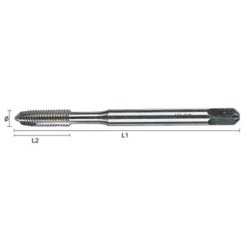 Strojní závitník M 4x0,7 HSS-Co DIN371/B OPTIMAtools