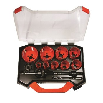 Set bimetalových vykružovacích korunek 22-64mm HSS 6ks